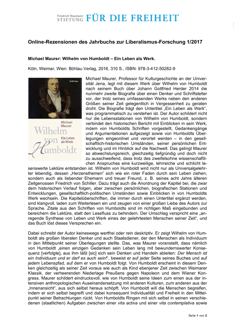 Open gallery for Wilhelm von Humboldt
