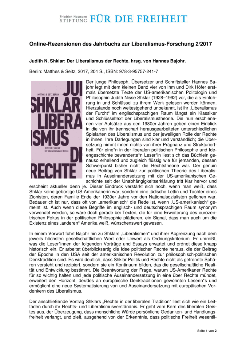 Open gallery for Der Liberalismus der Rechte