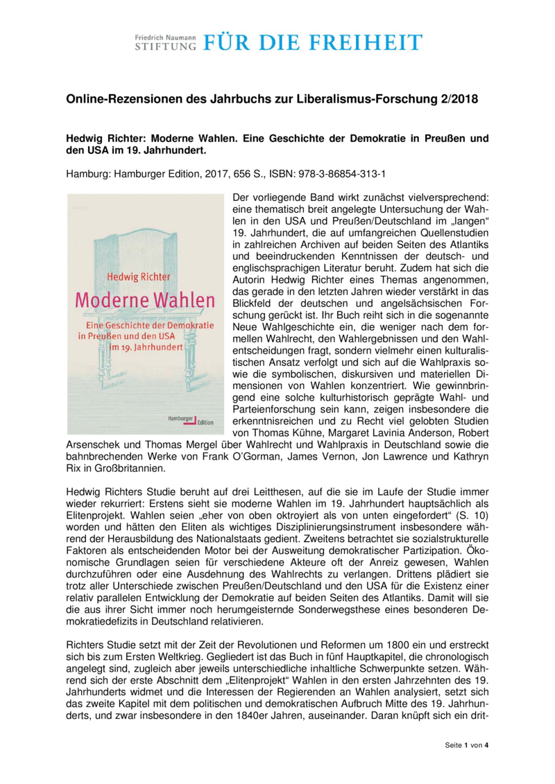 Open gallery for Moderne Wahlen
