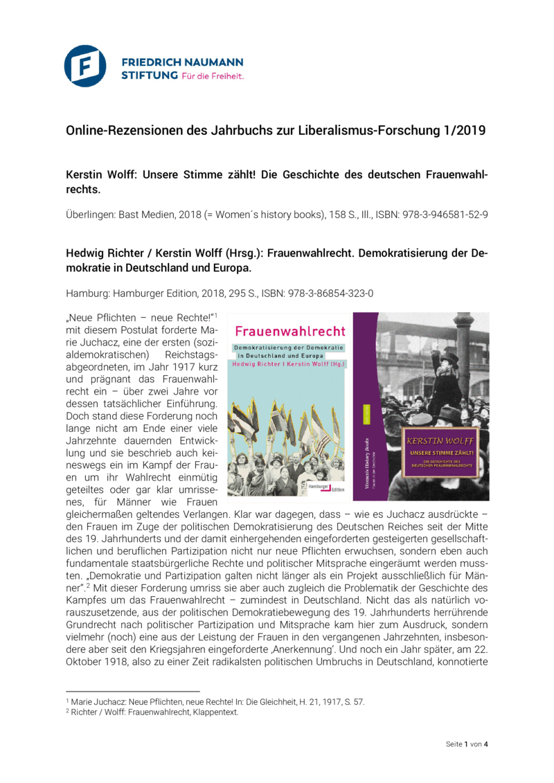 Open gallery for Frauenwahlrecht
