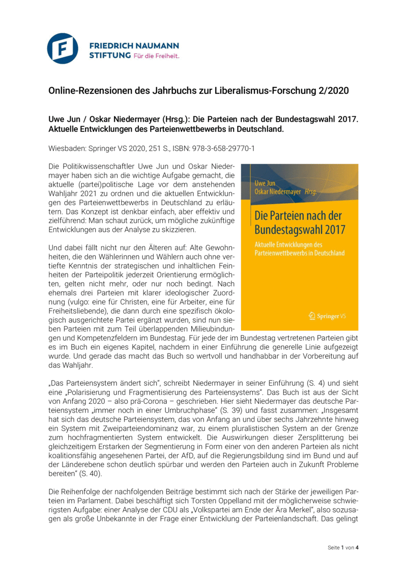 Open gallery for Die Parteien nach der Bundestagswahl 2017