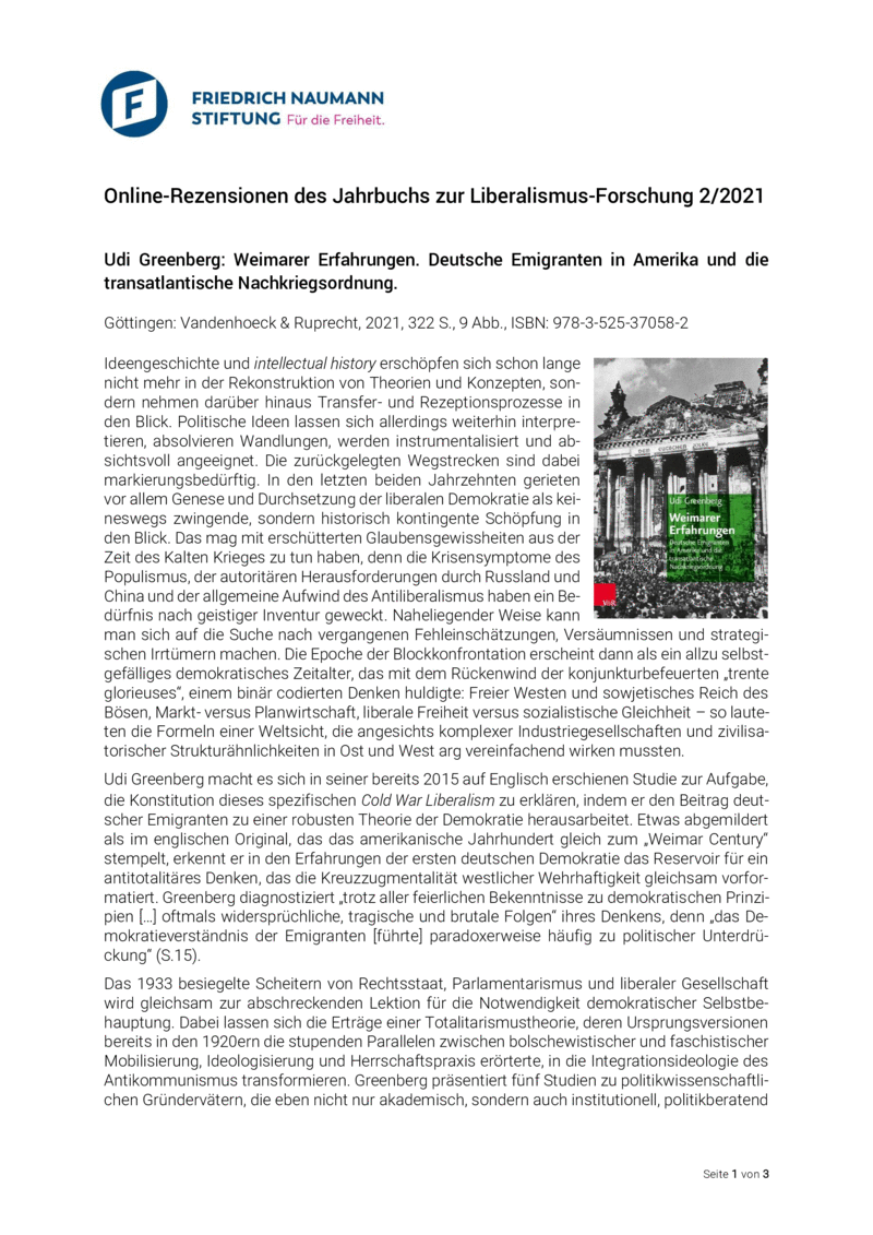 Open gallery for Weimarer Erfahrungen