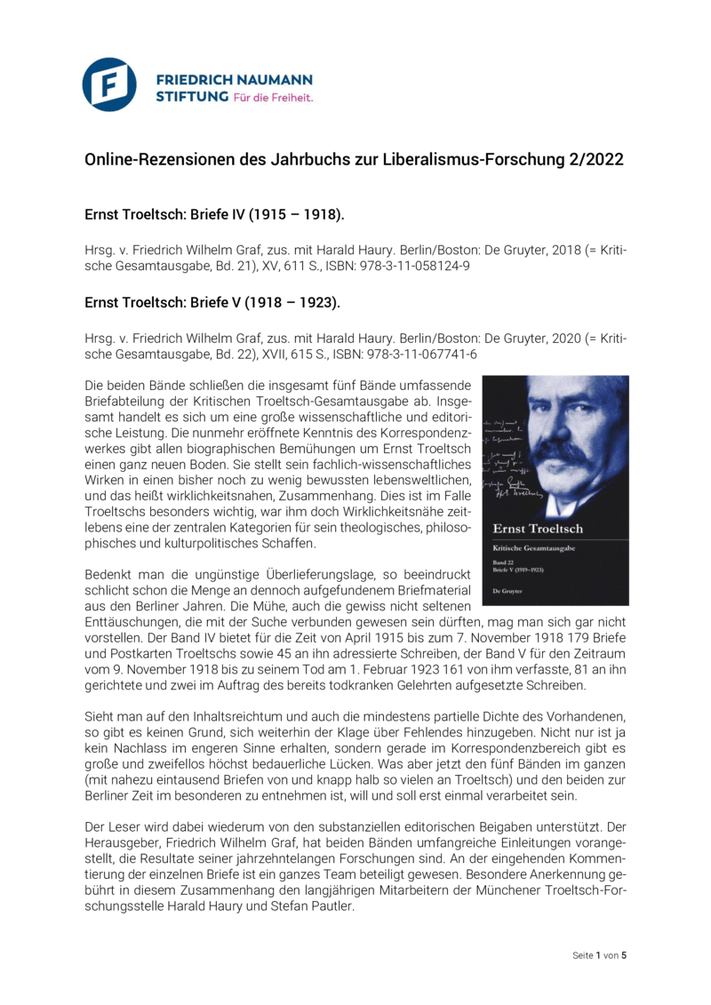 Open gallery for Briefe 5: (1918–1923)