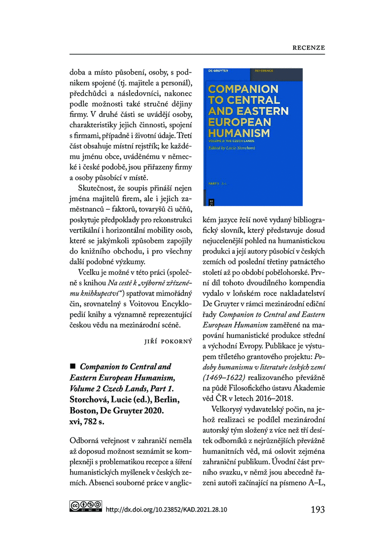 Open gallery for Companion to Central and Eastern European Humanism