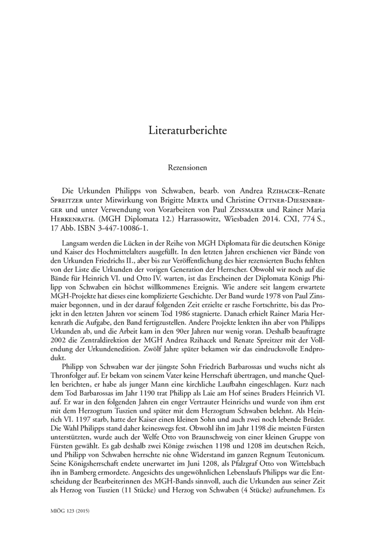 Open gallery for Die Urkunden Philipps von Schwaben