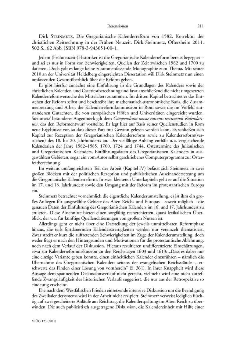 Open gallery for Die Gregorianische Kalenderreform von 1582