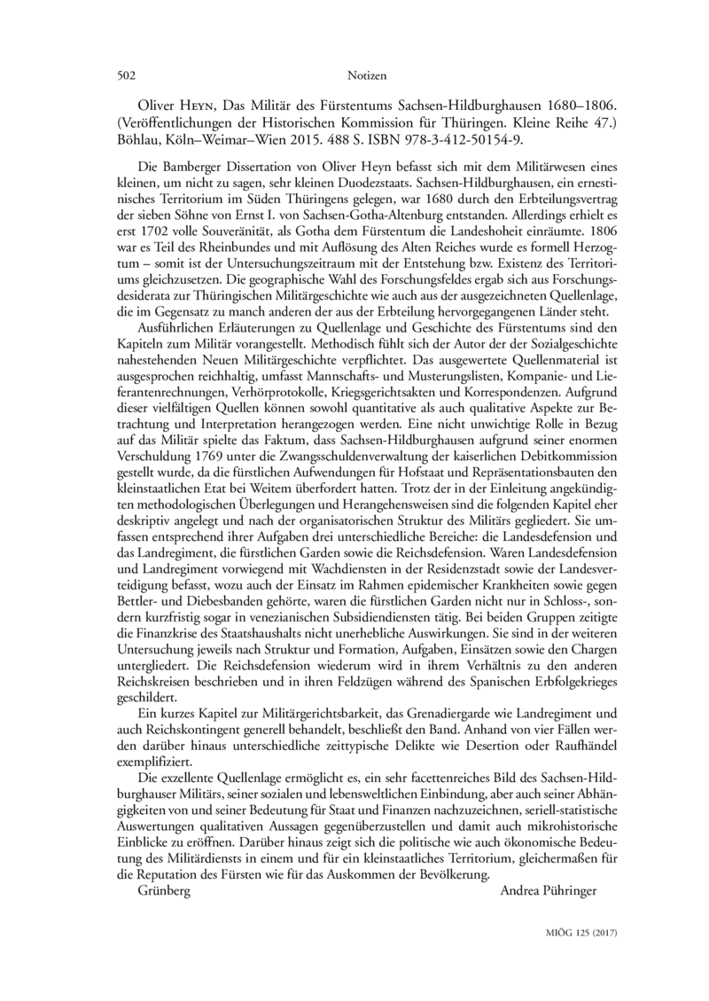 Open gallery for Das Militär des Fürstentums Sachsen-Hildburghausen 1680–1806