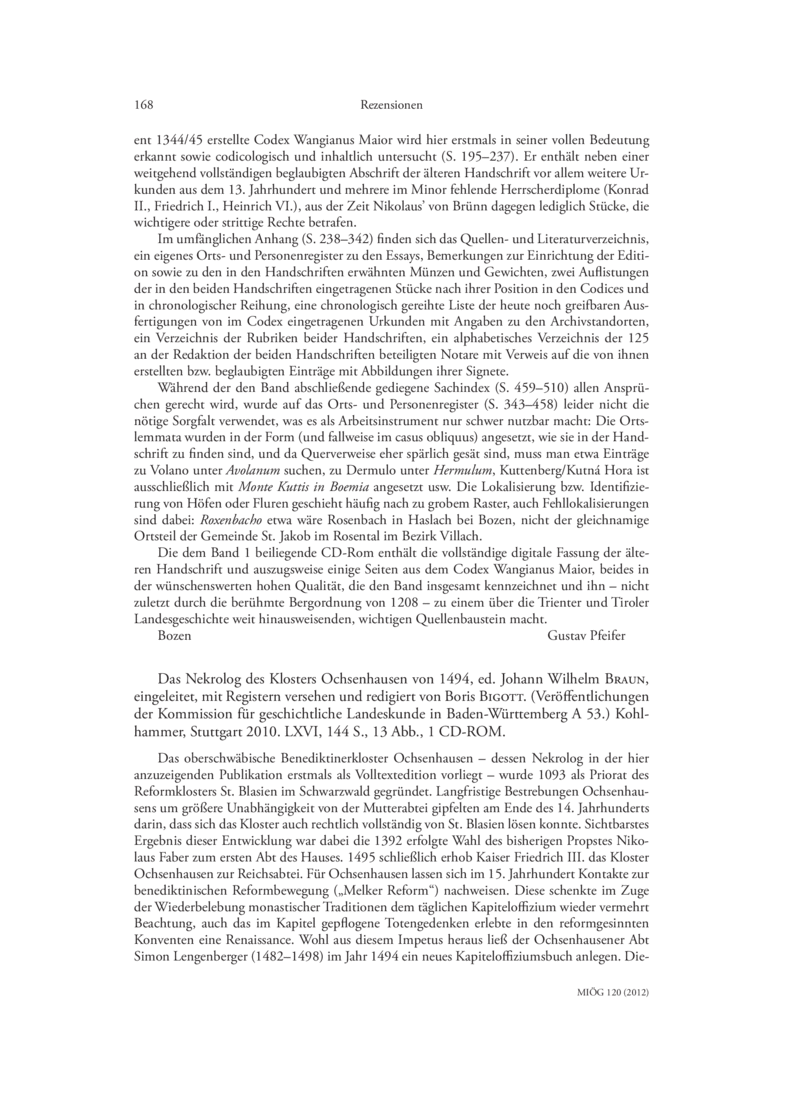 Open gallery for Das Nekrolog des Klosters Ochsenhausen von 1494