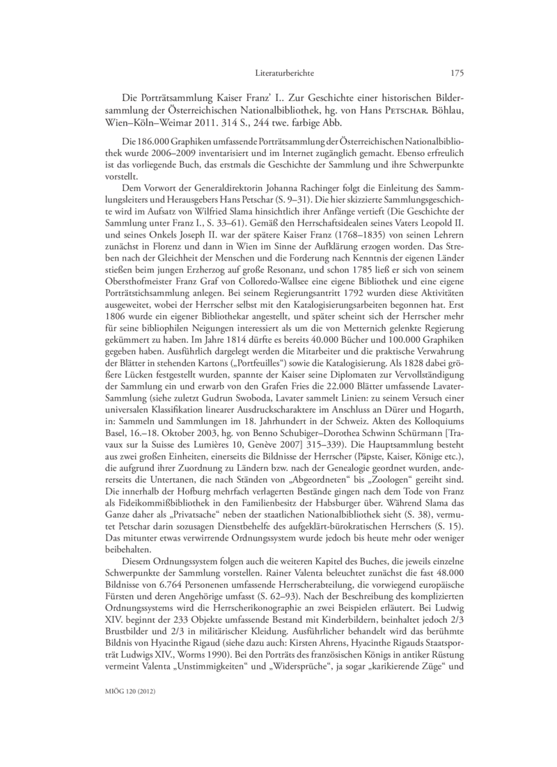 Open gallery for Die Porträtsammlung Kaiser Franz' I.