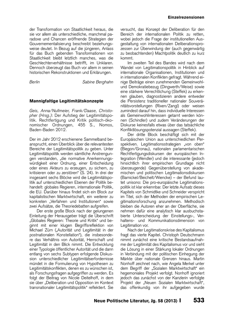 Open gallery for Der Aufstieg der Legitimitätspolitik