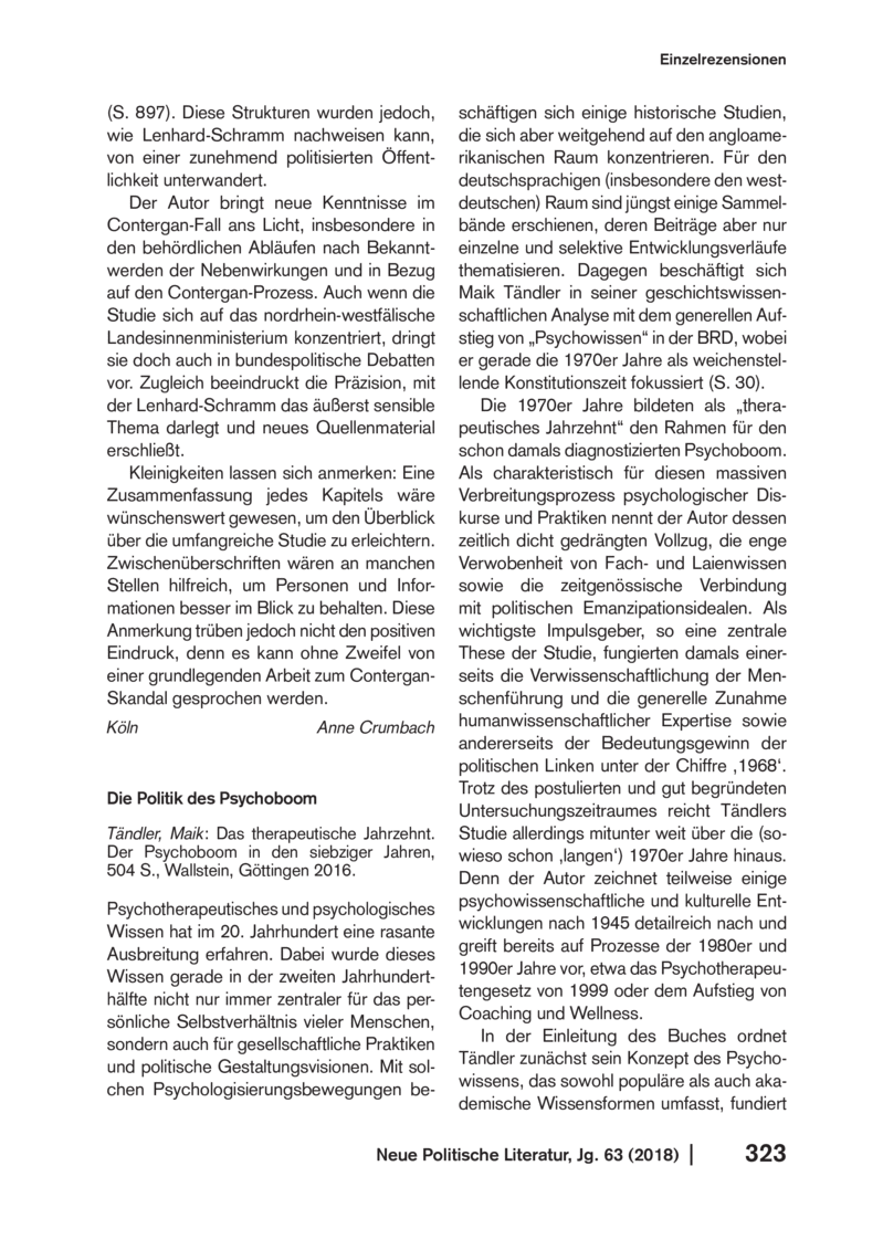 Open gallery for Das therapeutische Jahrzehnt