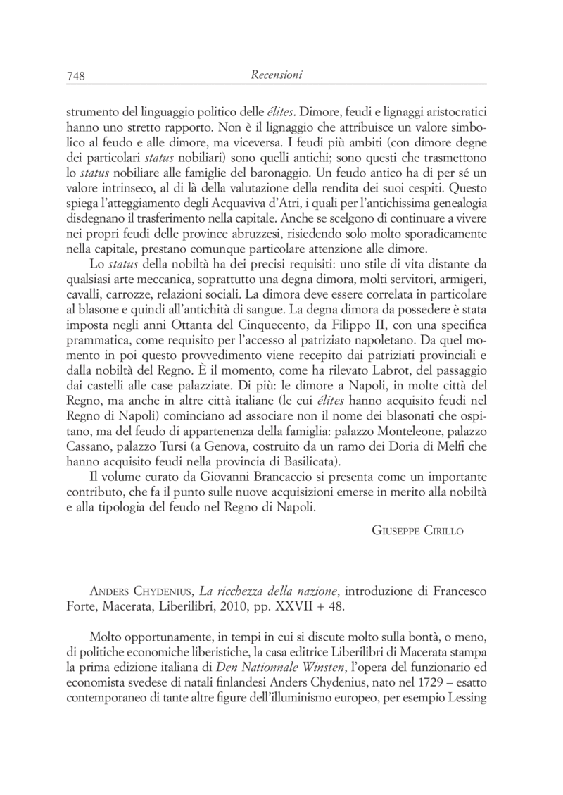 Open gallery for La ricchezza della nazione