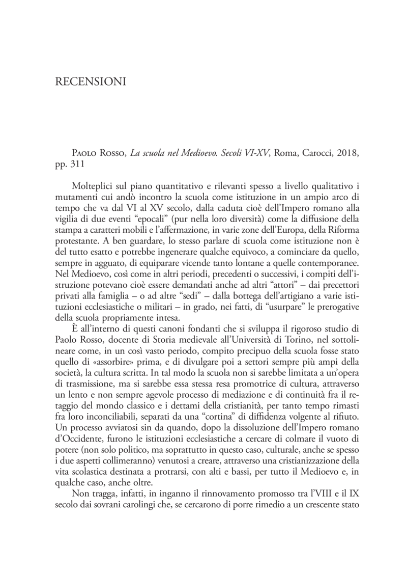 Open gallery for La scuola nel Medioevo