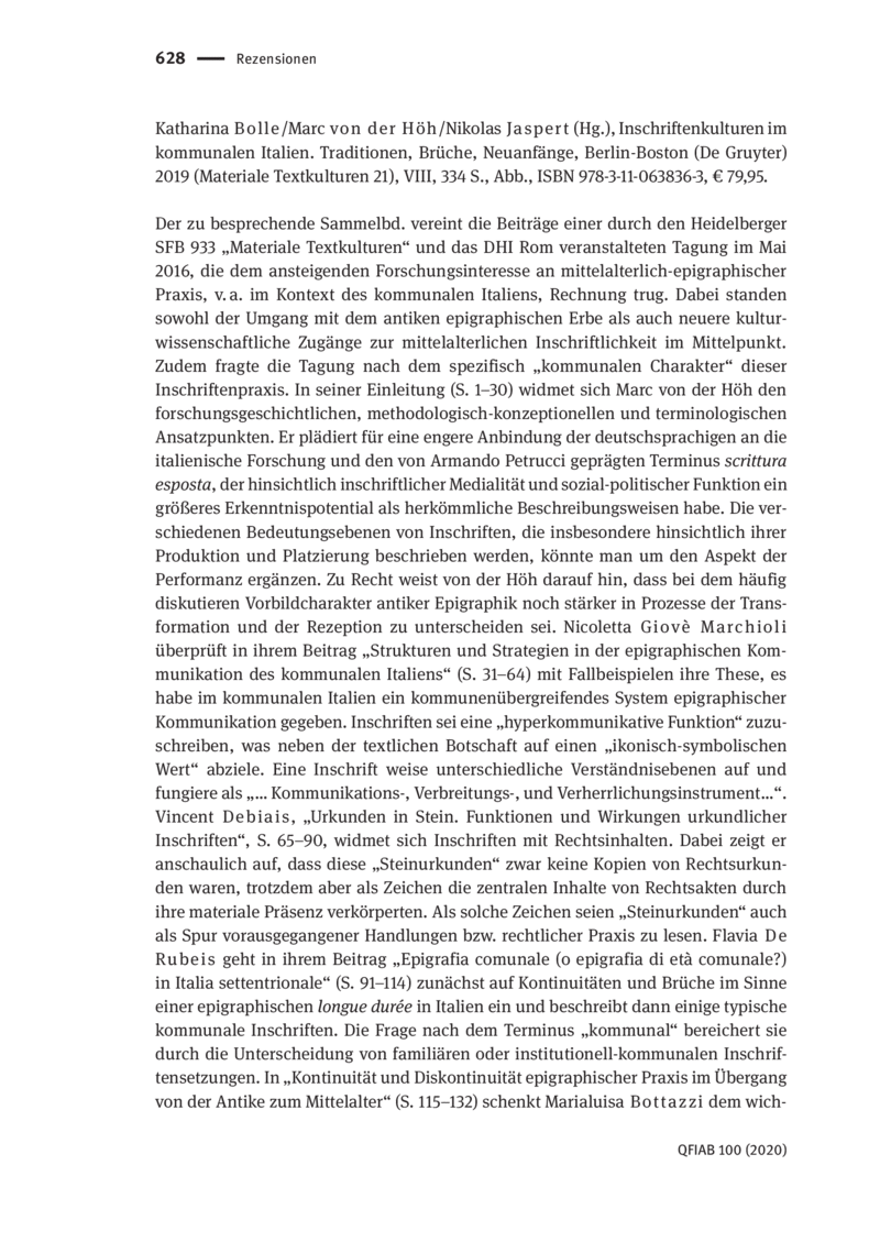 Open gallery for Inschriftenkulturen im kommunalen Italien