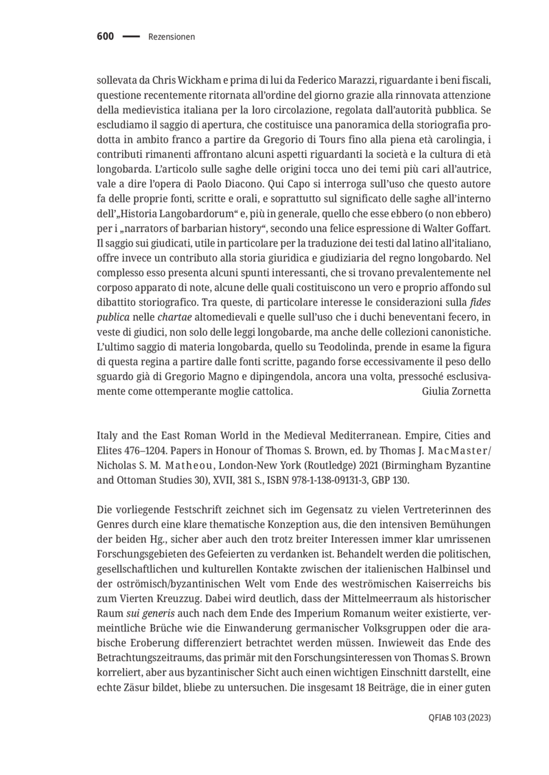 Open gallery for Italy and the East Roman World in the Medieval Mediterranean