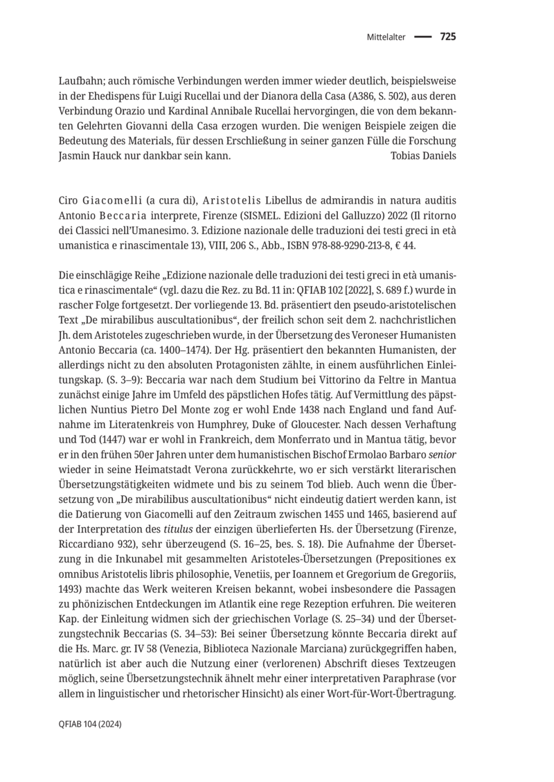 Open gallery for Aristotelis Libellus de admirandis in natura auditis