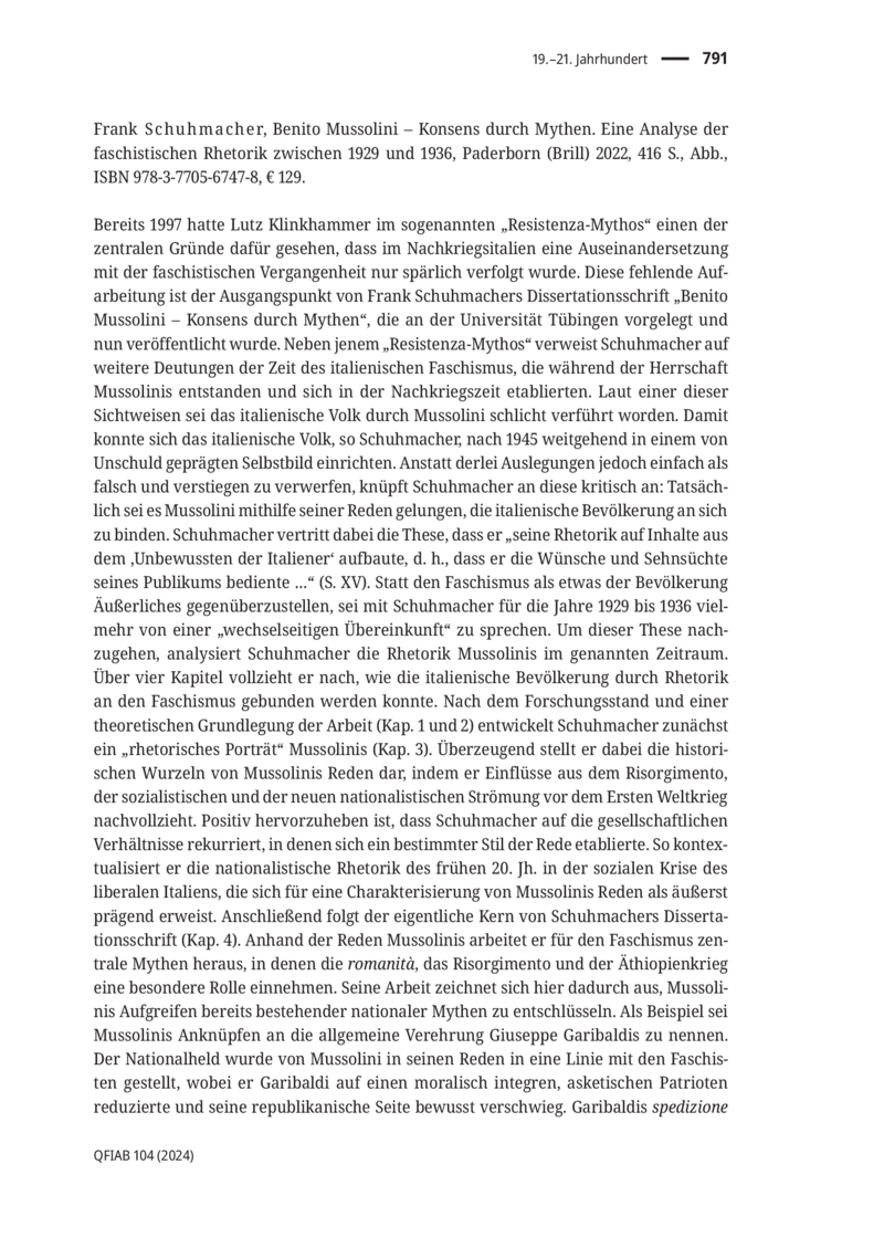 Open gallery for Benito Mussolini – Konsens durch Mythen