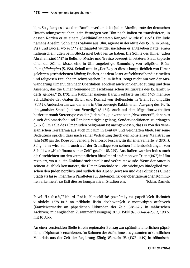 Open gallery for Kancelářské poznámky na papežských listinách v období 1378-1417 na příkladu listin dochovaných v moravských archivech