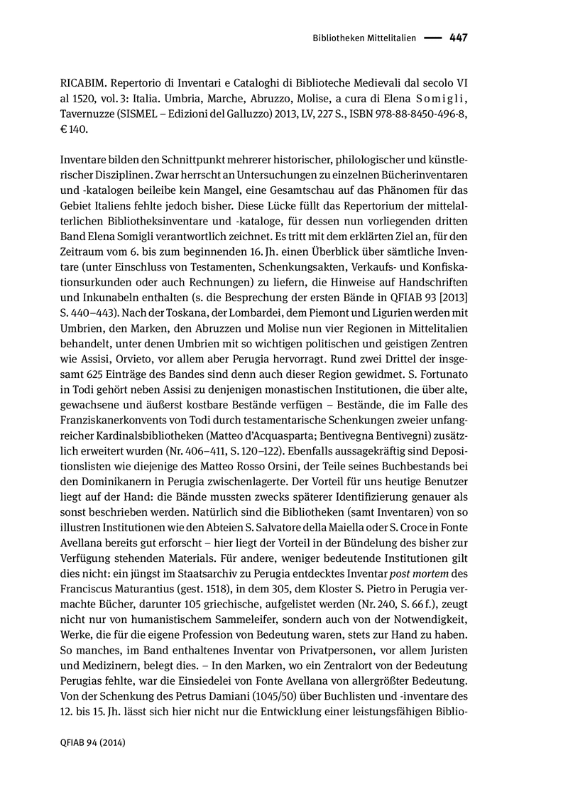 Open gallery for RICABIM. Repertorio di Inventari e Cataloghi di Biblioteche Medievali dal secolo VI al 1520