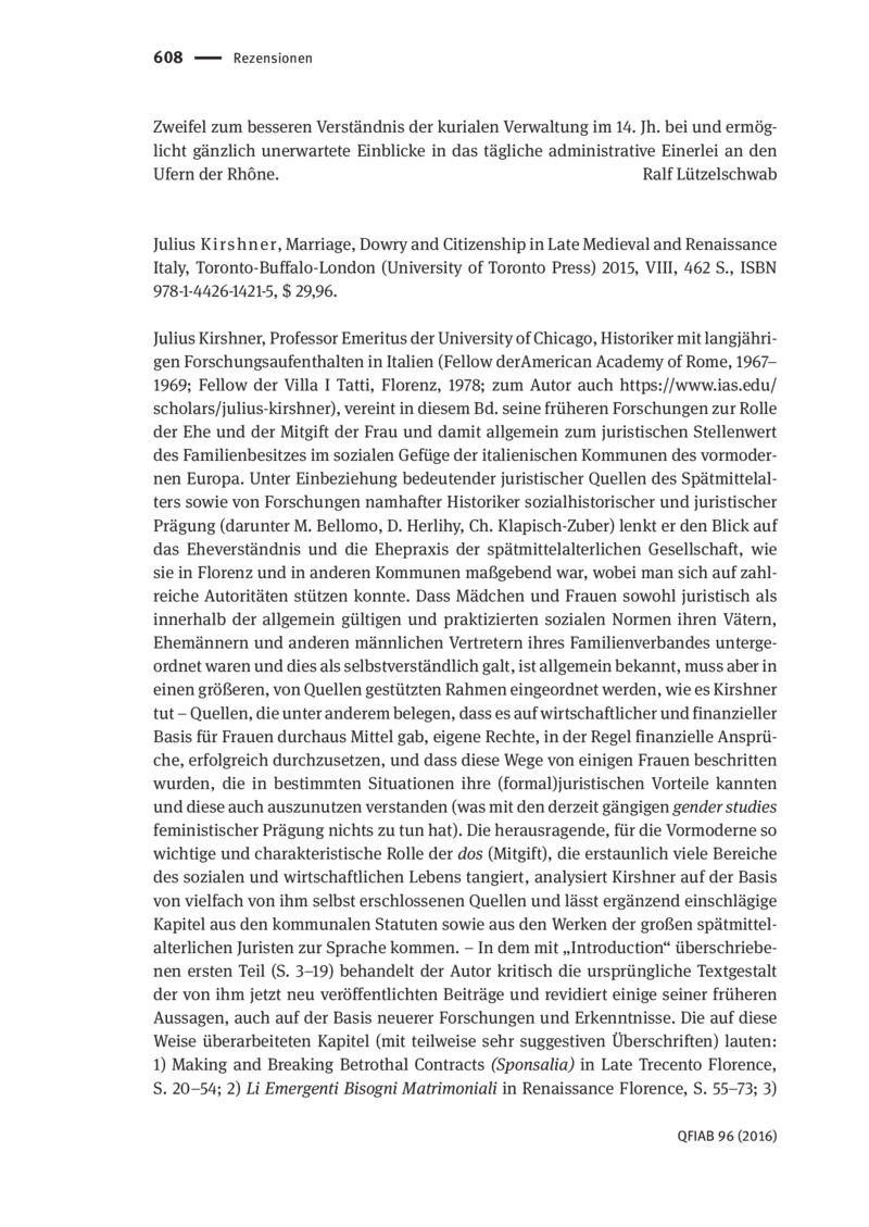 Open gallery for Marriage, Dowry and Citizenship in Late Medieval and Renaissance Italy