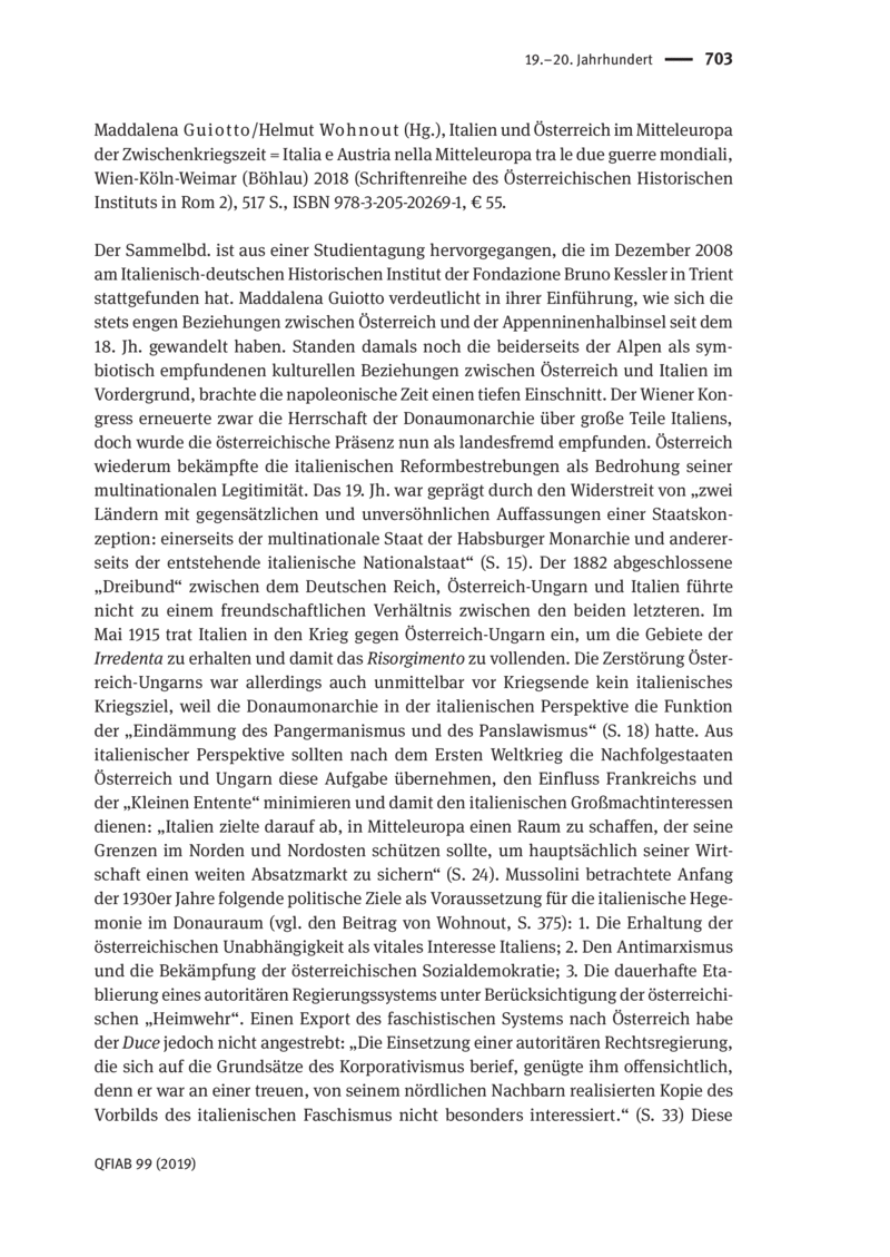 Open gallery for Italien und Österreich im Mitteleuropa der Zwischenkriegszeit
