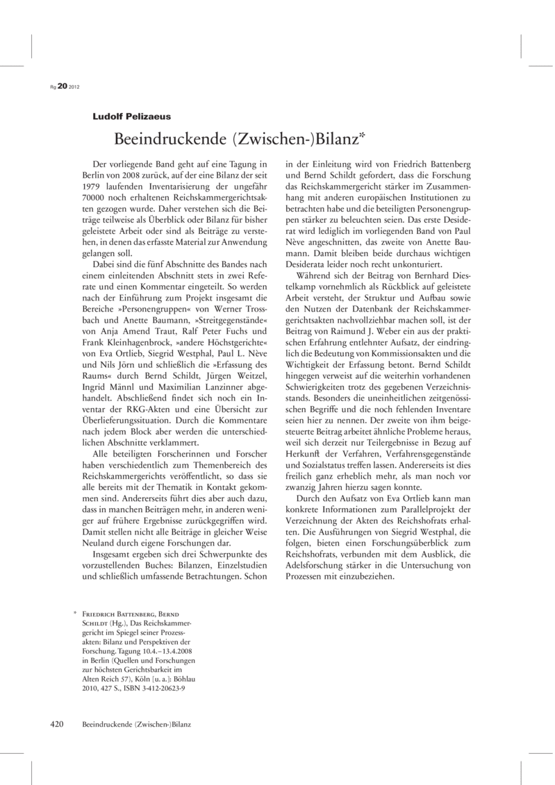 Open gallery for Das Reichskammergericht im Spiegel seiner Prozessakten