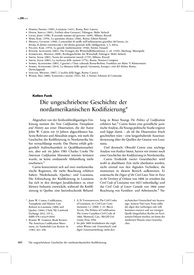 Open gallery for Codification, Transplants and History