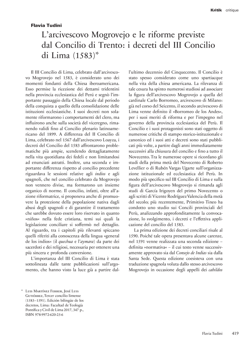 Open gallery for Tercer concilio limense (1583–1591)
