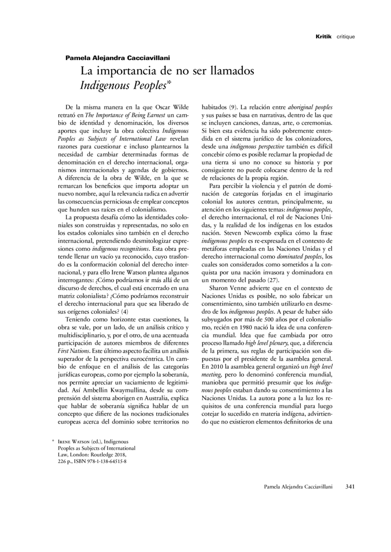Open gallery for Indigenous Peoples as Subjects of International Law