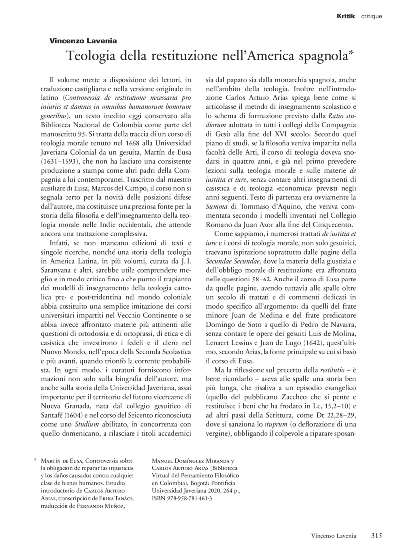 Open gallery for Controversia sobre la obligación de reparar las injusticias y los daños causados contra cualquier clase de bienes humanos