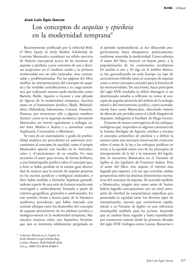 Open gallery for Equity in Early Modern Legal Scholarship