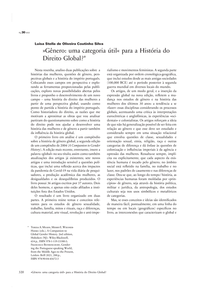 Open gallery for Gendering the Portuguese-Speaking World