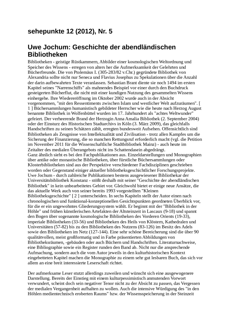 Open gallery for Geschichte der abendländischen Bibliotheken