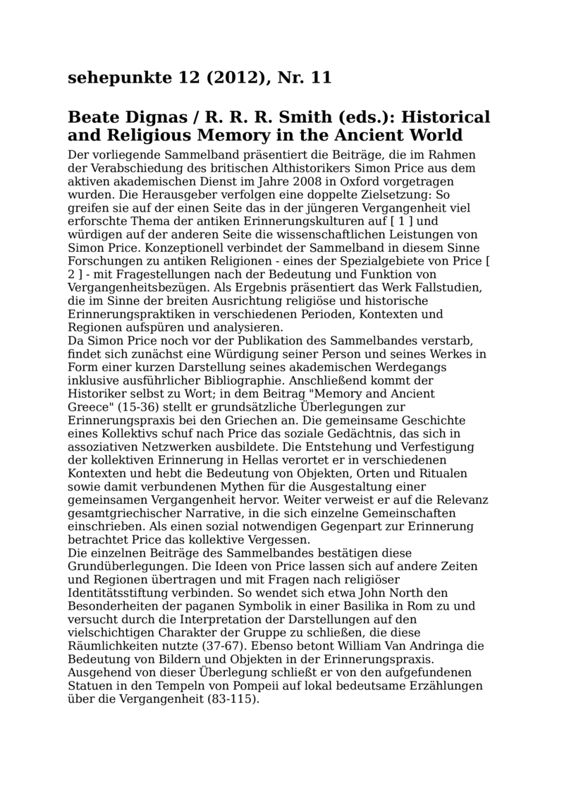 Open gallery for Historical and Religious Memory in the Ancient World