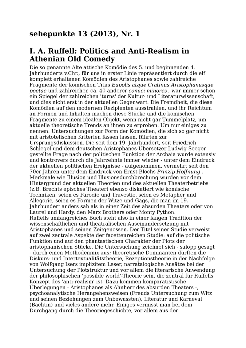 Open gallery for Politics and Anti-Realism in Athenian Old Comedy