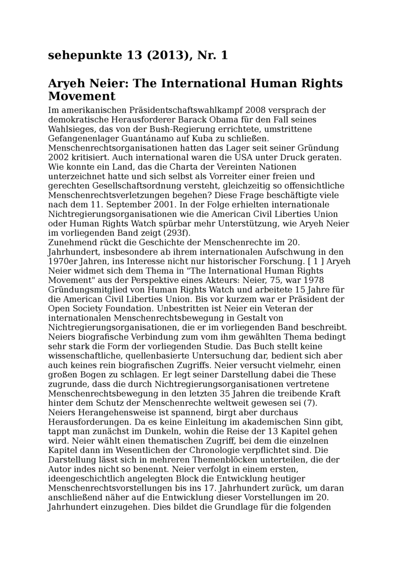Open gallery for The International Human Rights Movement