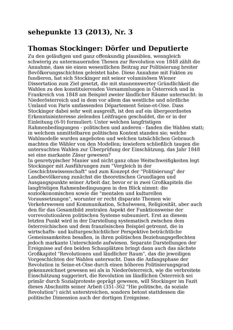 Open gallery for Dörfer und Deputierte