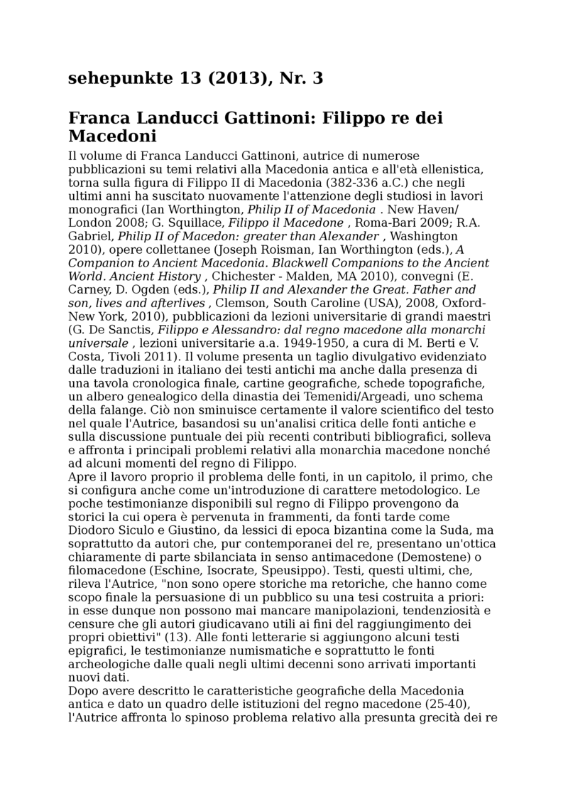 Open gallery for Filippo re dei Macedoni