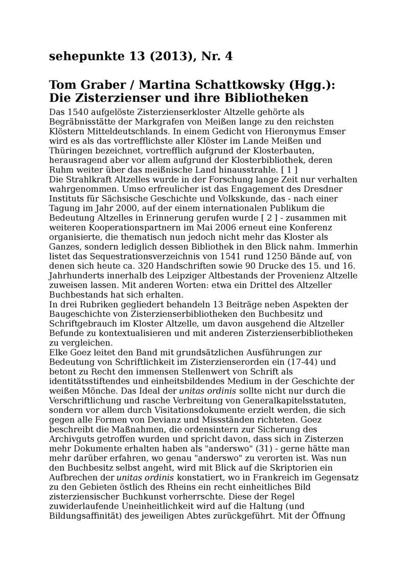Open gallery for Die Zisterzienser und ihre Bibliotheken