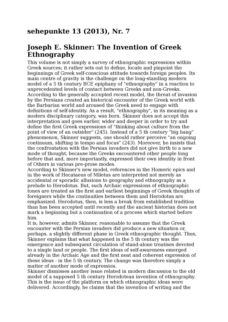 Open gallery for The Invention of Greek Ethnography