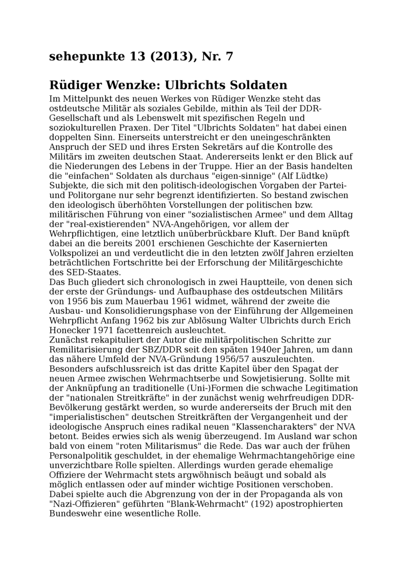 Open gallery for Ulbrichts Soldaten