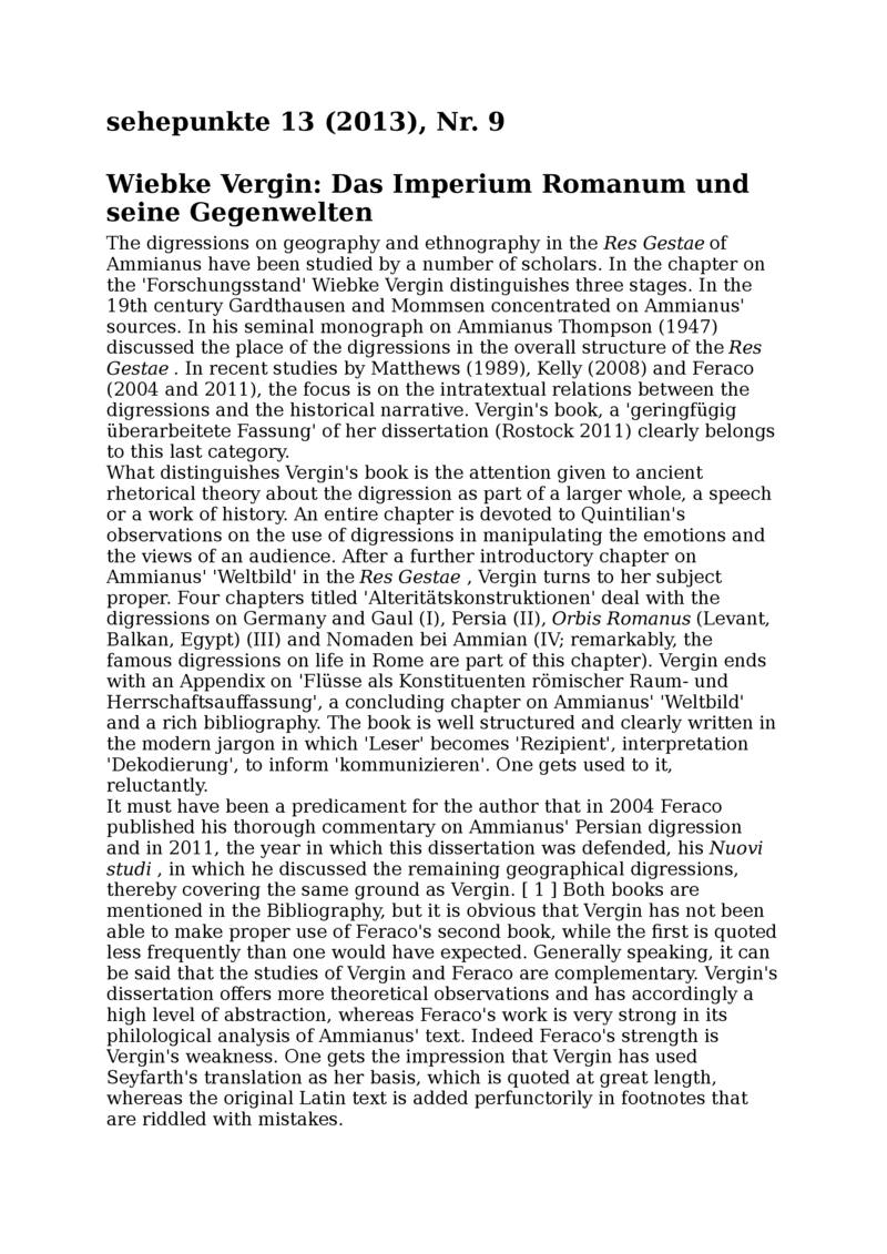 Open gallery for Das Imperium Romanum und seine Gegenwelten
