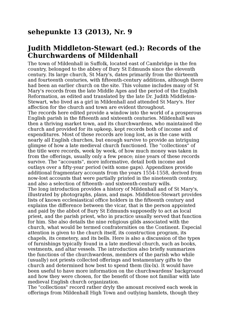 Open gallery for Records of the Churchwardens of Mildenhall