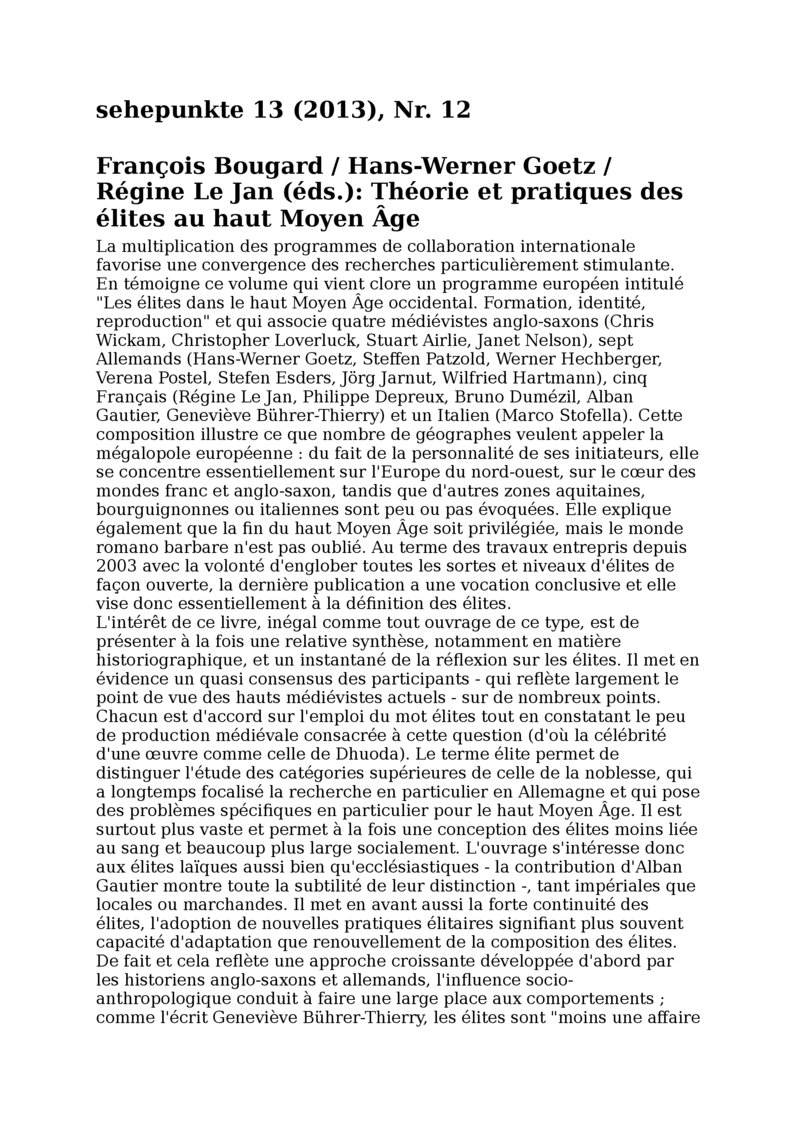 Open gallery for Théorie et pratiques des élites au haut Moyen Âge