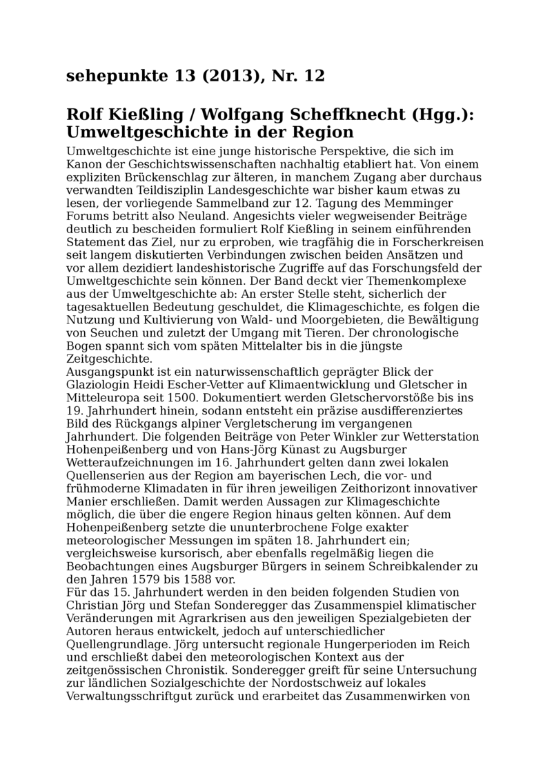 Open gallery for Umweltgeschichte in der Region