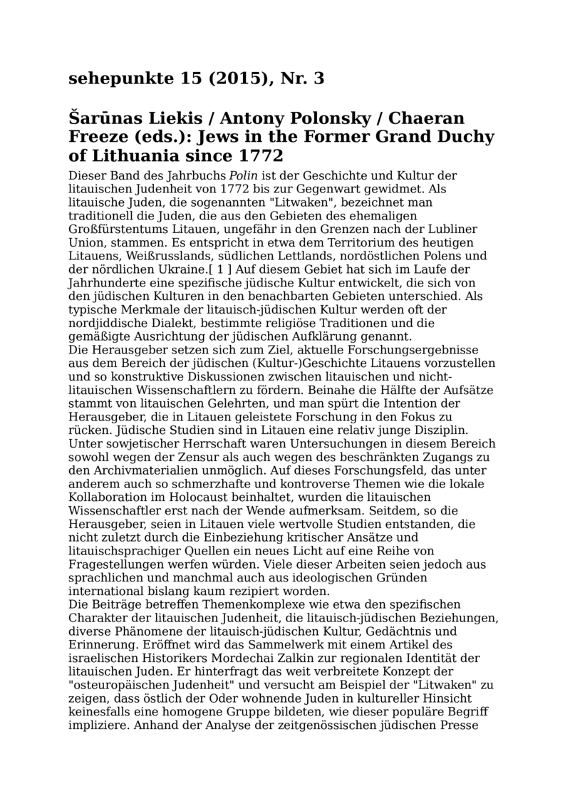 Open gallery for Jews in the Former Grand Duchy of Lithuania since 1772