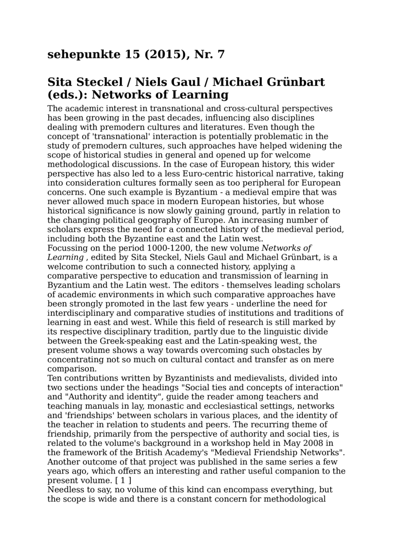Open gallery for Networks of Learning