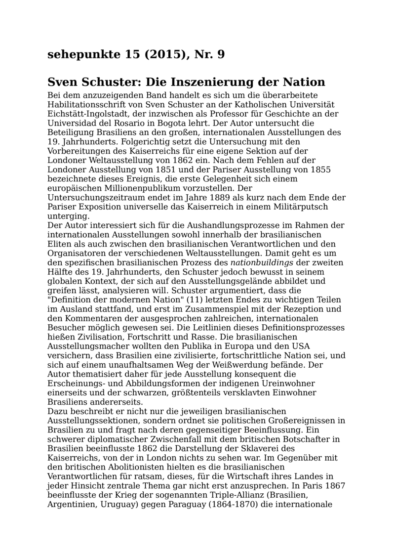 Open gallery for Die Inszenierung der Nation