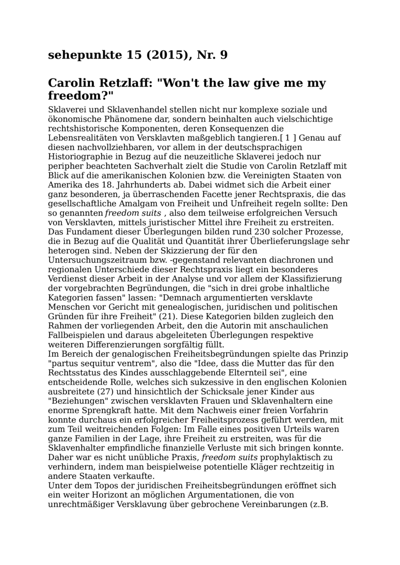 Open gallery for "Won't the law give me my freedom?"