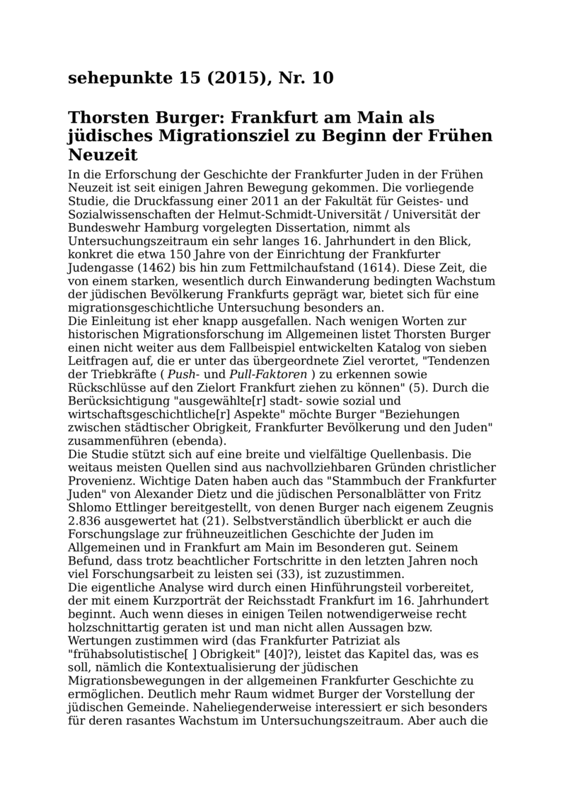 Open gallery for Frankfurt am Main als jüdisches Migrationsziel zu Beginn der Frühen Neu­­­zeit